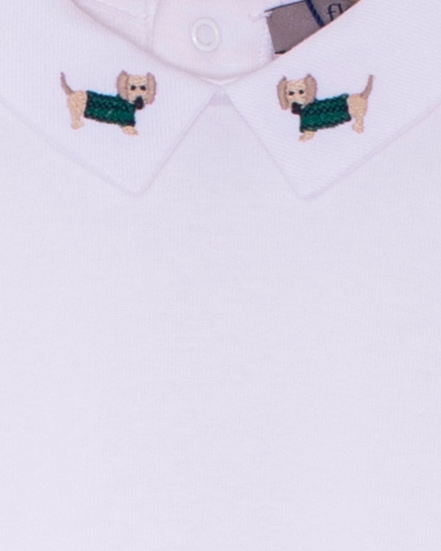 Italian Embroidered Dachshund Hunter Onesie